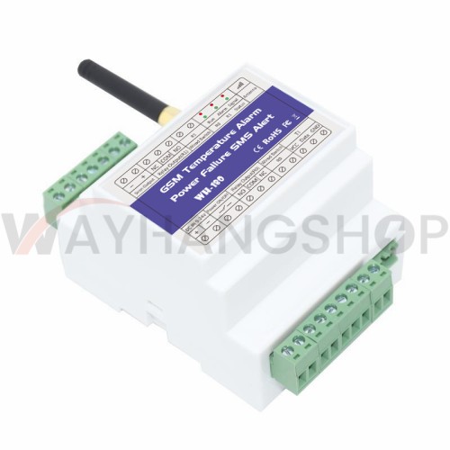 WH-180 GSM 4G Temperature Power Status Monitoring Relay SMS Alarm