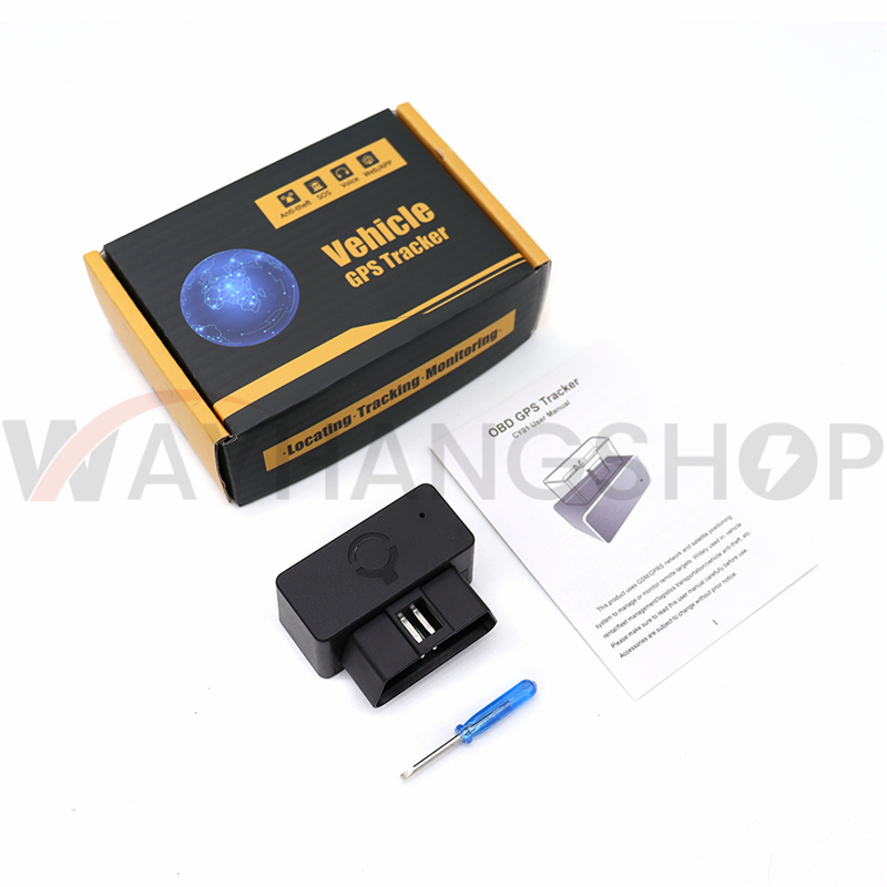 OBD GPS Tracker with Voice Listen Car Tracking Vehicle Anti-lost 2G GPS Locator Simple To Install Free Web APP 