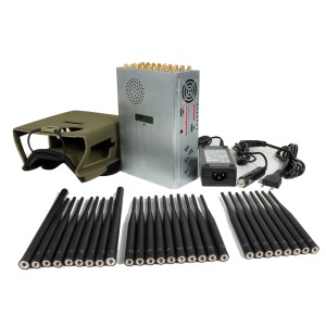 New Handheld 28 Bands FM Radio Wi-Fi6E Wi-Fi2.4G Wi-Fi5G GPS LOJACK LORA UHF VHF 433 315 868 CDMA GSM 3G 4G 5G Cell Phone Signal Jammer, Battery capacity LCD Display, With Nylon Cover For Portable , 28 Watts Jamming up to 25m  