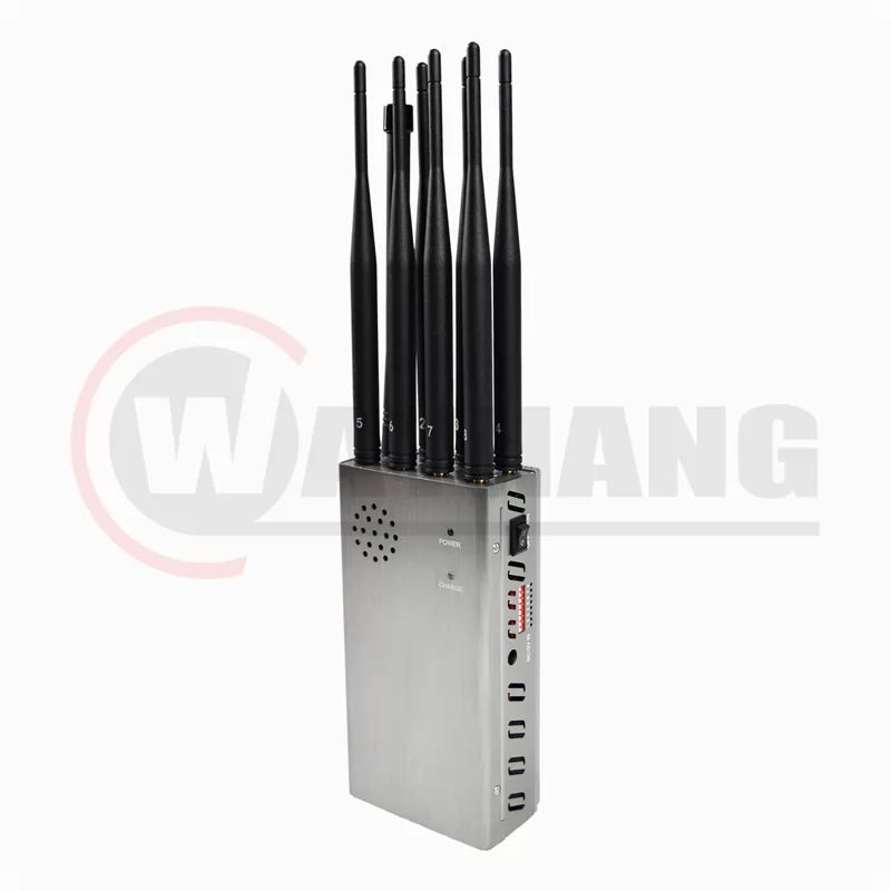 Plus 8 Antennas Portable Cell Phone Jammer,Jamming 2G/3G/4G and LOJACK GPS WIFI Signals Bigger Battery